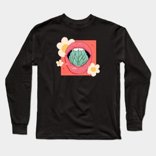 Open Mouth Long Sleeve T-Shirt